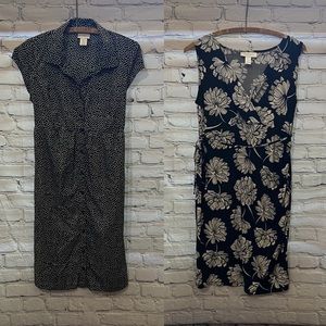 Lot of 2 Motherhood Maternity dresses size small